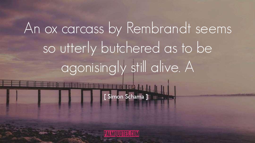 Rembrandt quotes by Simon Schama