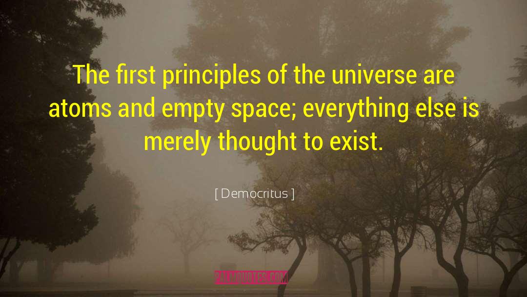 Remedial Space quotes by Democritus