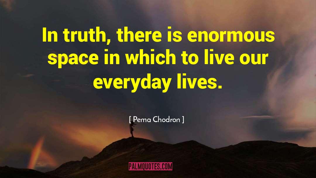 Remedial Space quotes by Pema Chodron