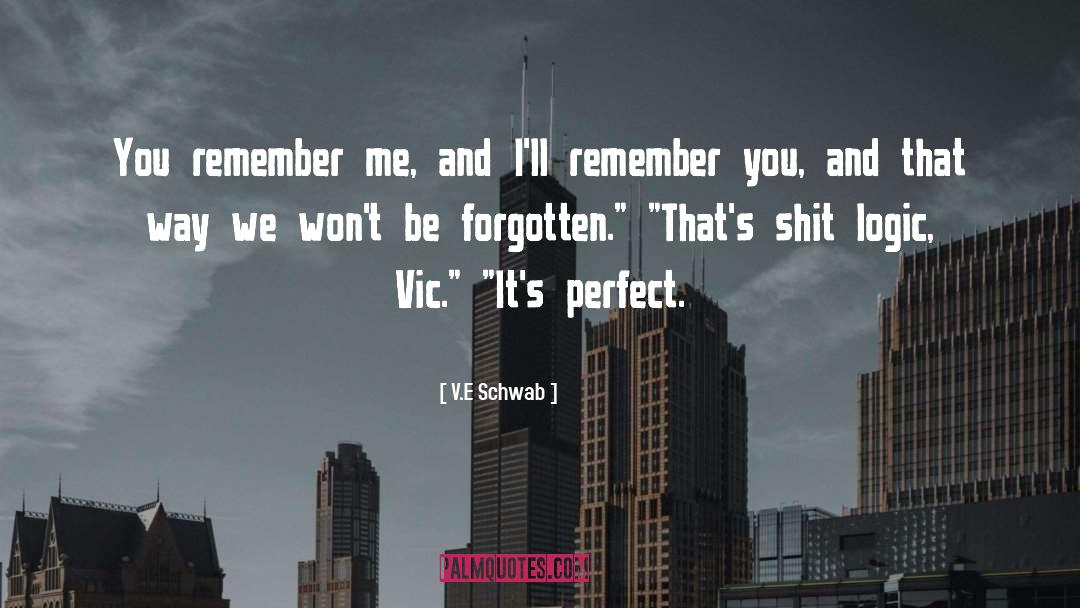 Remember Me quotes by V.E Schwab