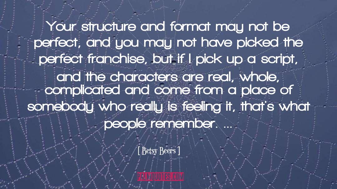 Remember Remember quotes by Betsy Beers