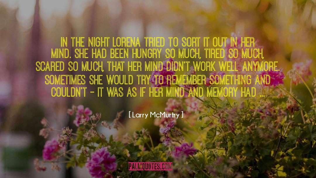 Remember Something quotes by Larry McMurtry