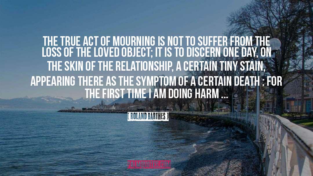 Remembering Death Of A Loved One quotes by Roland Barthes