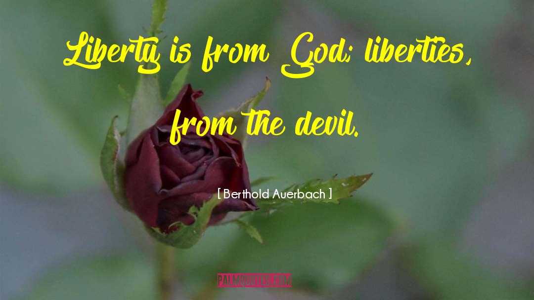 Remembering God quotes by Berthold Auerbach