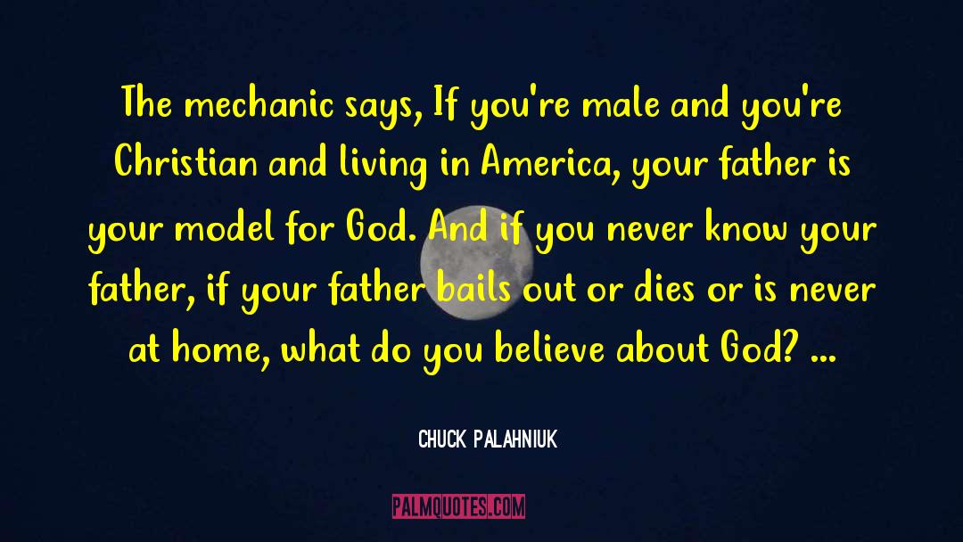 Remembering God quotes by Chuck Palahniuk