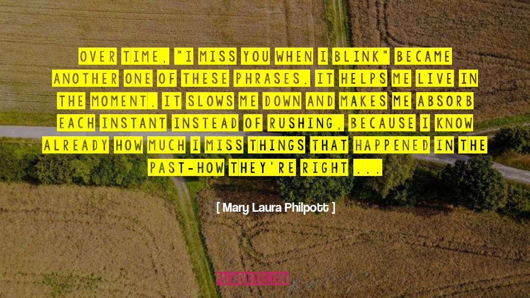 Remembering The Past quotes by Mary Laura Philpott