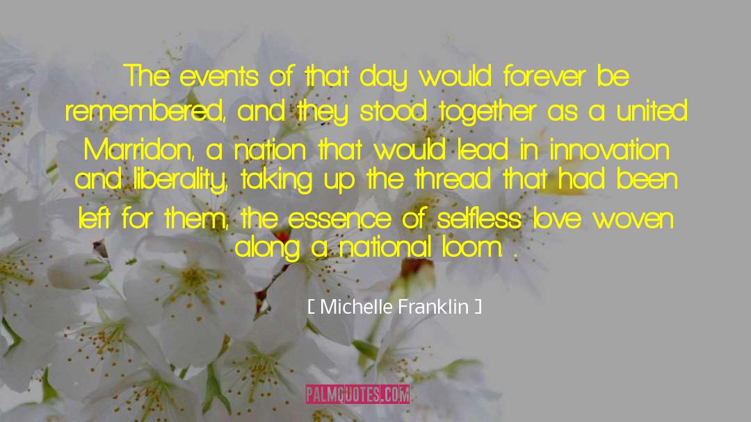 Remembrance Day quotes by Michelle Franklin