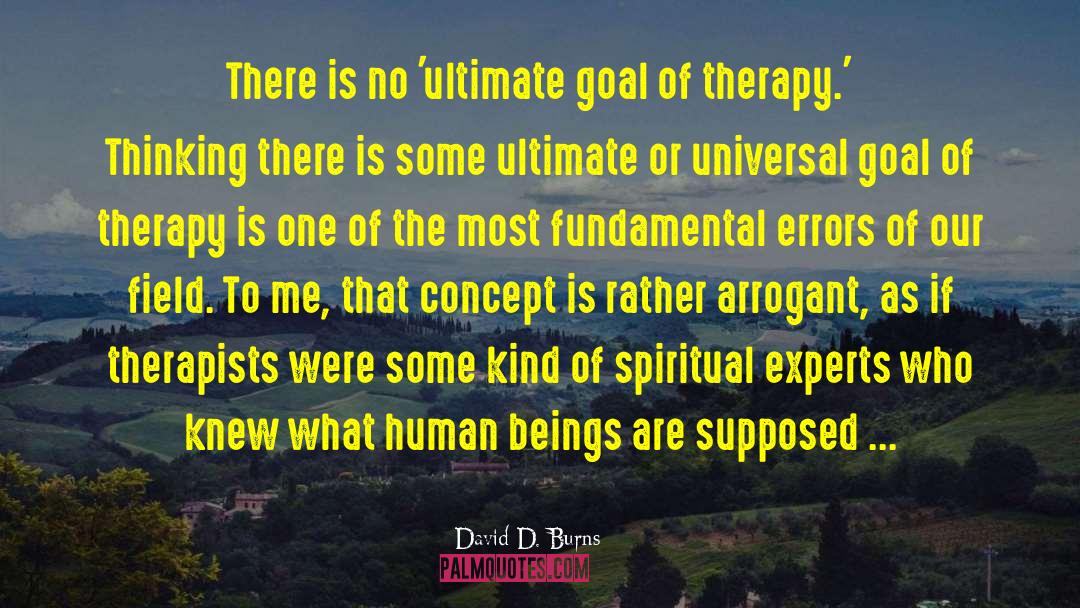 Remises Universal quotes by David D. Burns