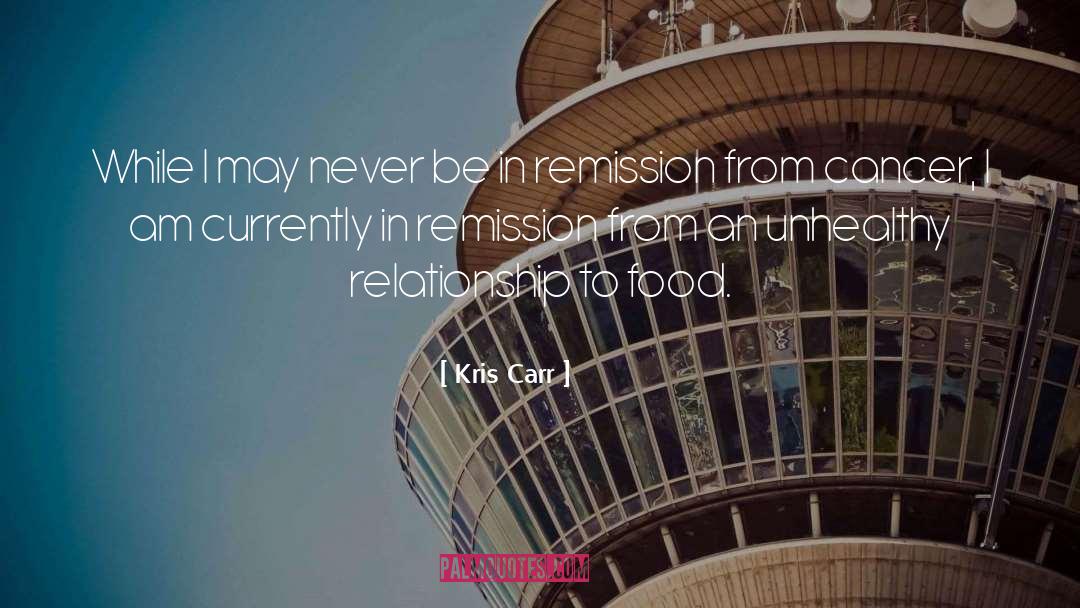 Remission quotes by Kris Carr