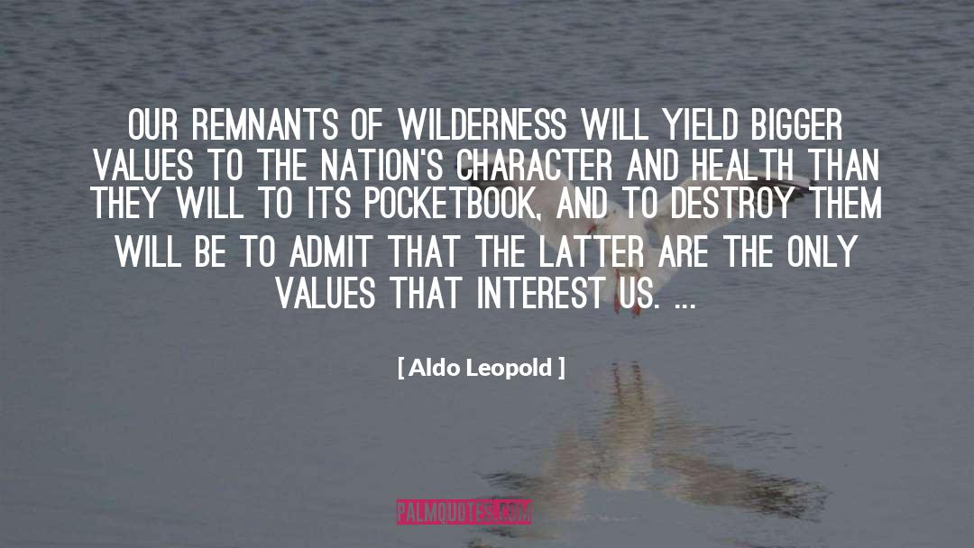 Remnants quotes by Aldo Leopold
