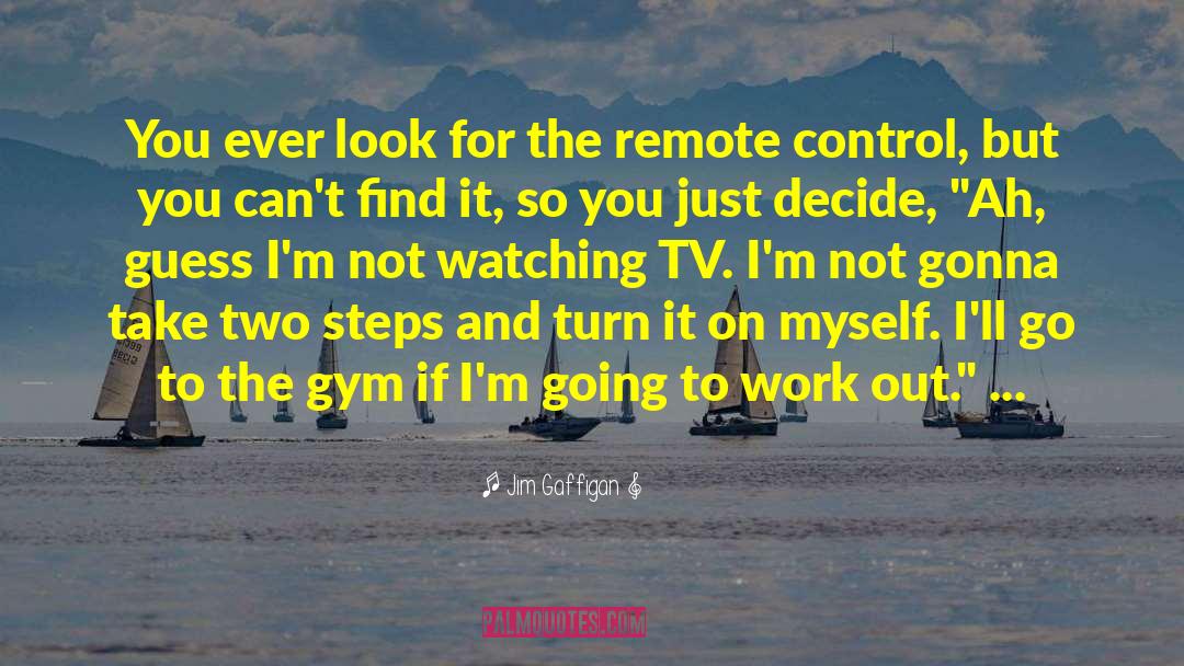 Remote Control quotes by Jim Gaffigan