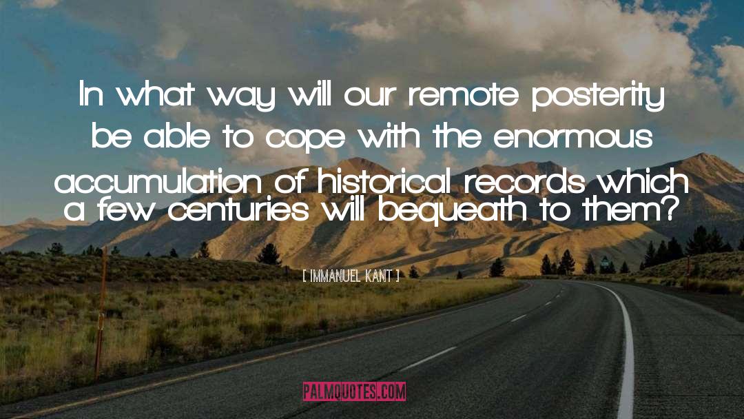 Remote quotes by Immanuel Kant