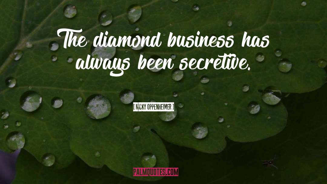 Remounting Diamond quotes by Nicky Oppenheimer