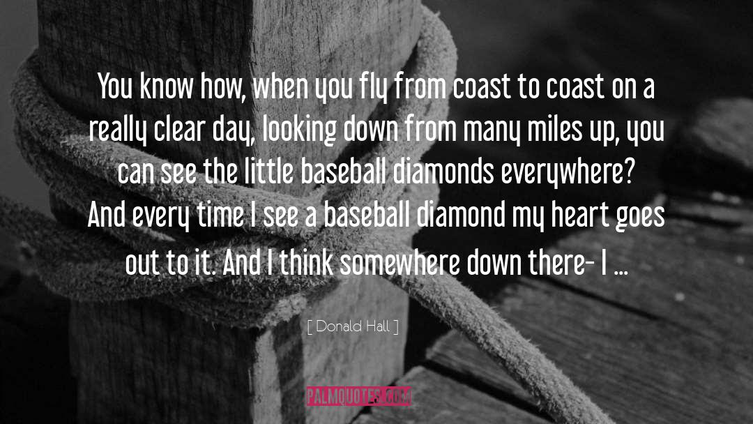Remounting Diamond quotes by Donald Hall