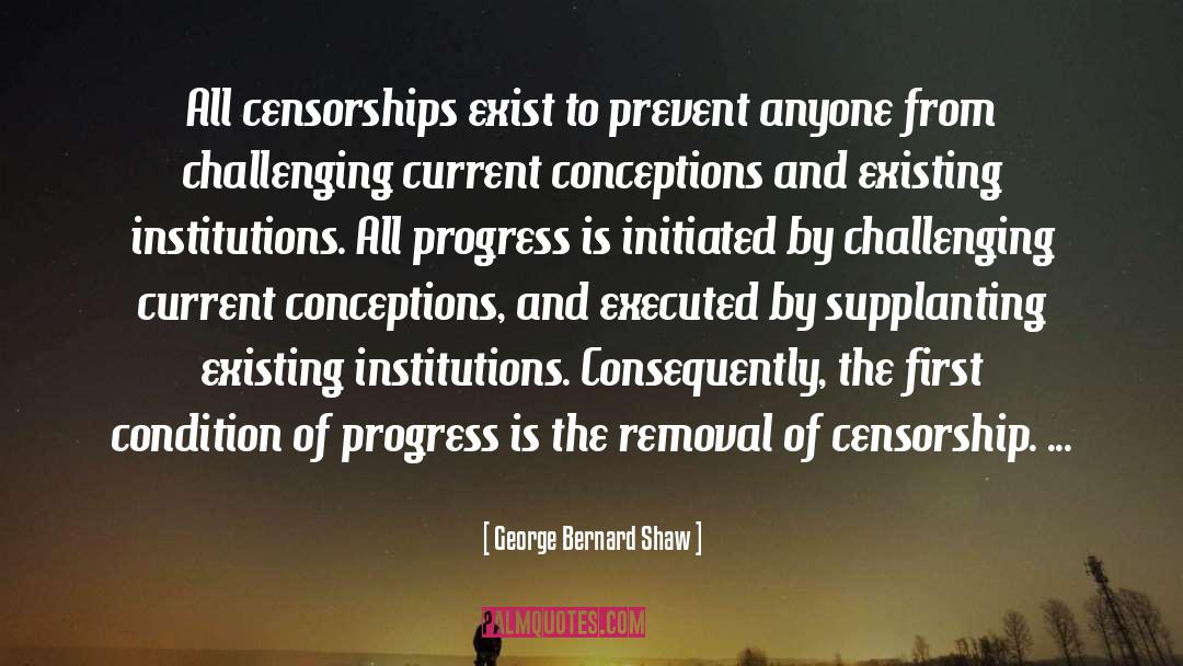 Removal quotes by George Bernard Shaw