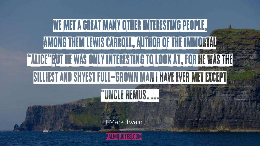 Remus quotes by Mark Twain