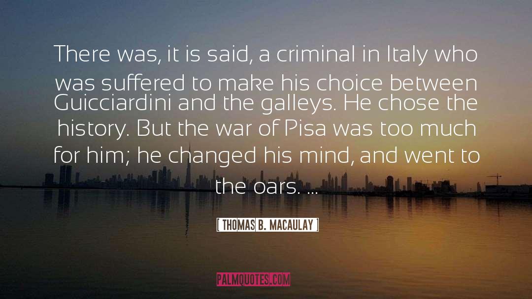 Renaissance Italy quotes by Thomas B. Macaulay
