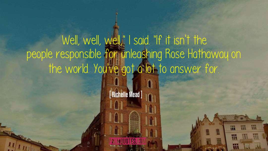 Renee Rose quotes by Richelle Mead