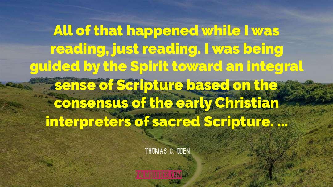 Renew Spirit quotes by Thomas C. Oden