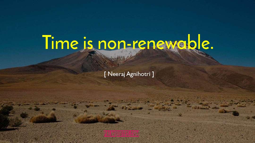 Renewable quotes by Neeraj Agnihotri