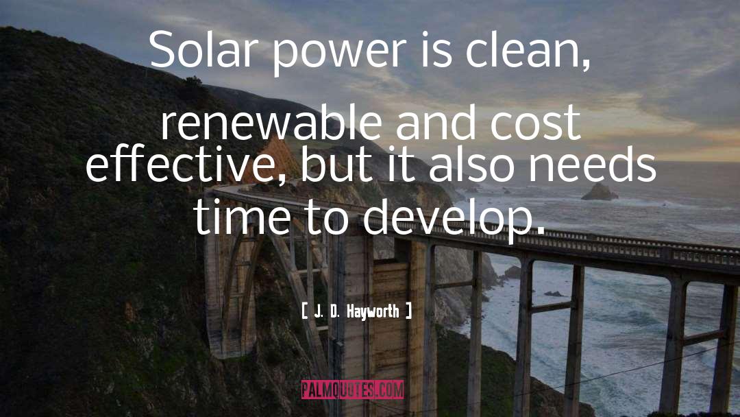 Renewable quotes by J. D. Hayworth
