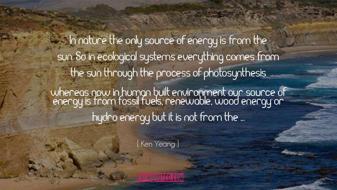 Renewable quotes by Ken Yeang