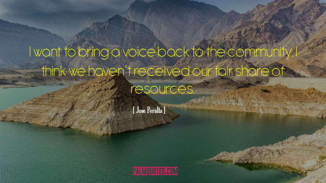 Renewable Resources quotes by Jose Peralta