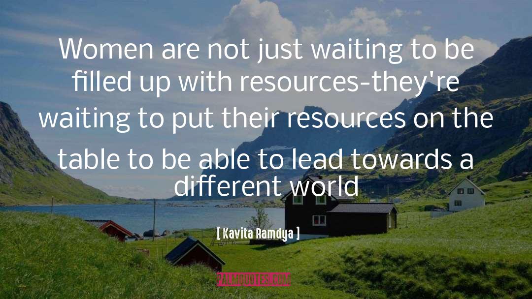 Renewable Resources quotes by Kavita Ramdya