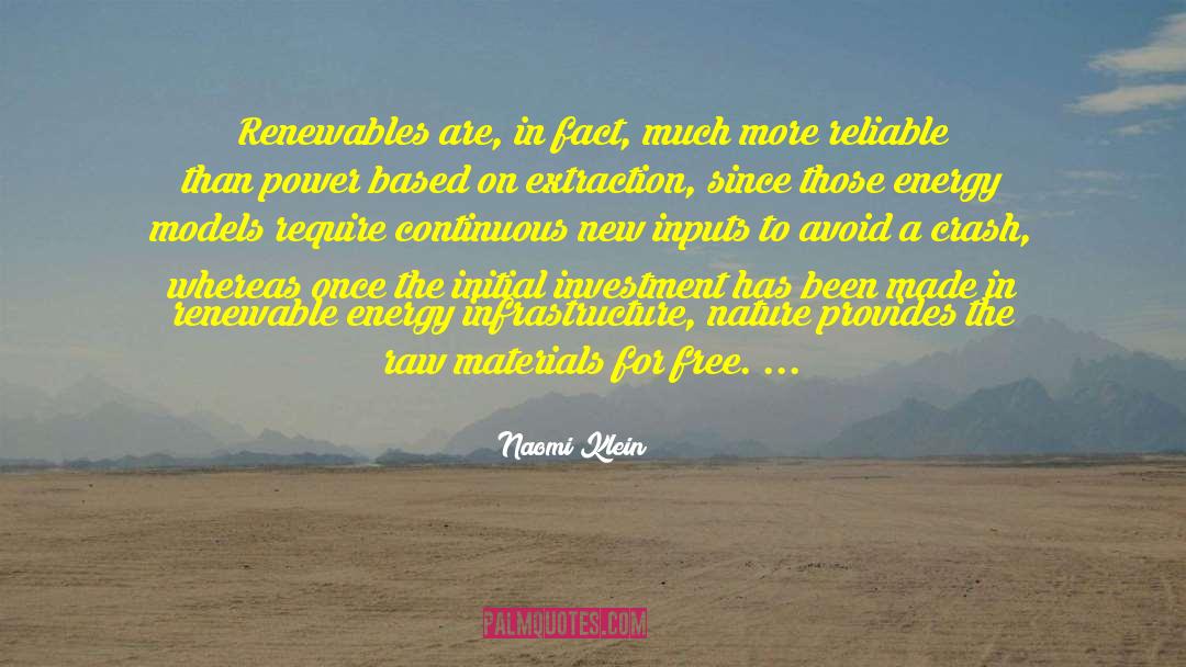 Renewables quotes by Naomi Klein