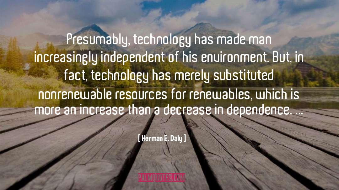 Renewables quotes by Herman E. Daly