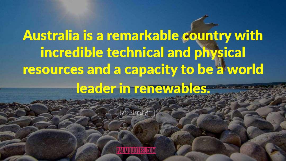 Renewables quotes by Cate Blanchett