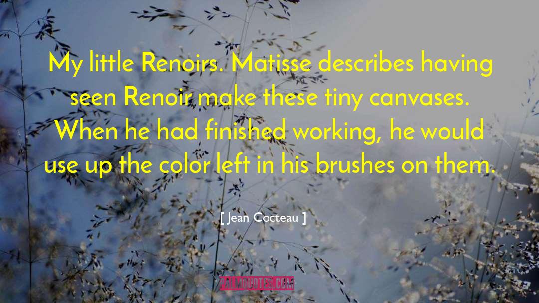 Renoir quotes by Jean Cocteau