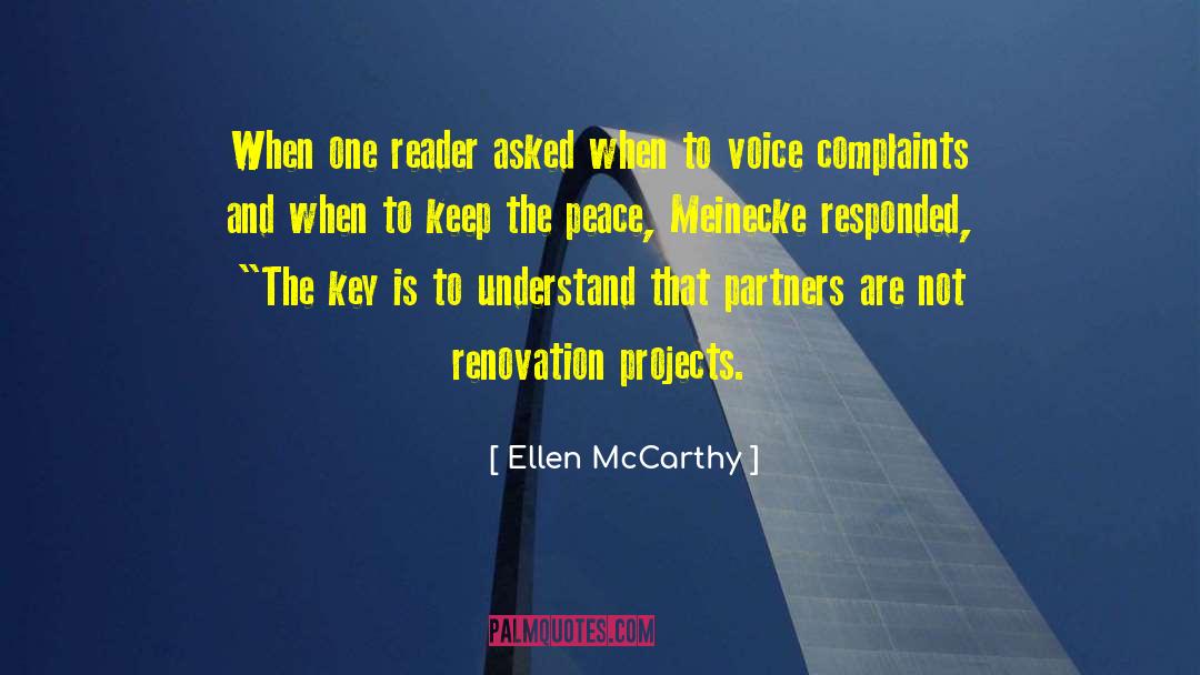 Renovation quotes by Ellen McCarthy