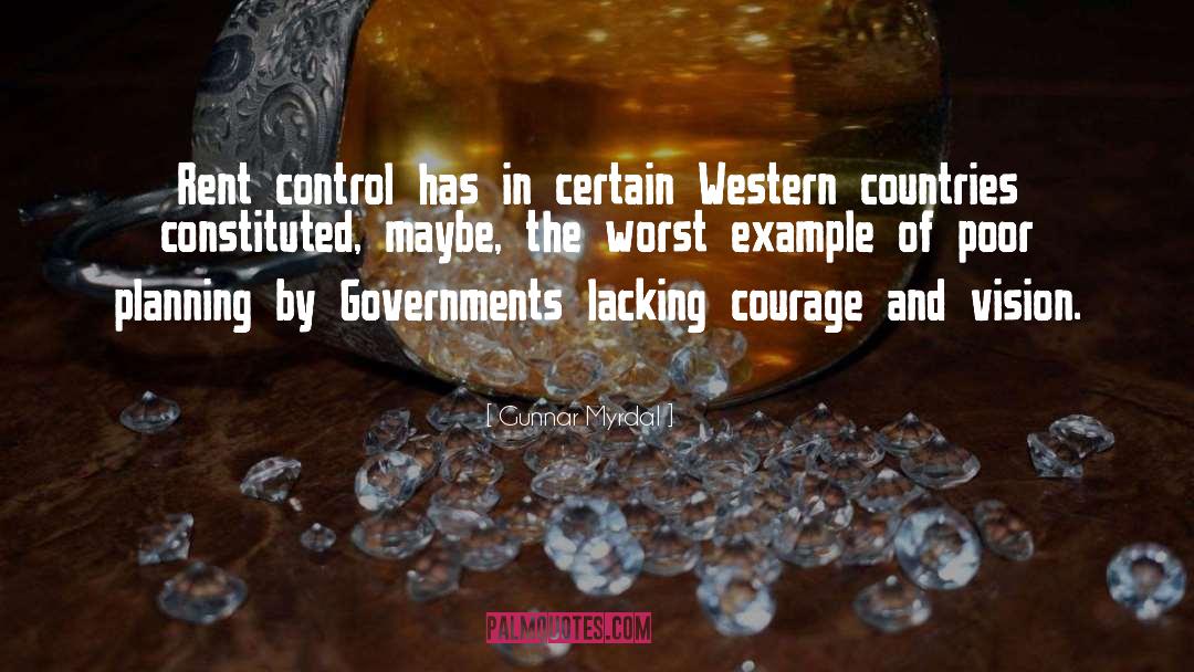 Rent Control quotes by Gunnar Myrdal