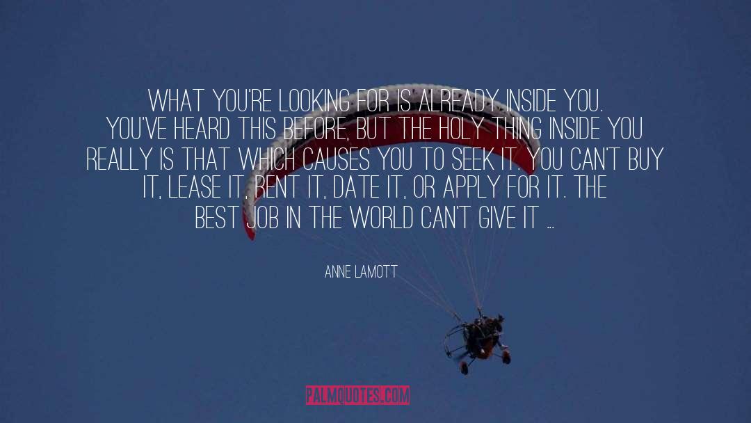 Rent quotes by Anne Lamott