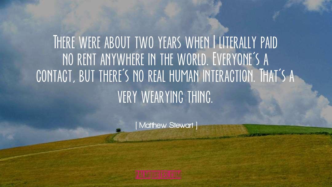 Rent quotes by Matthew Stewart