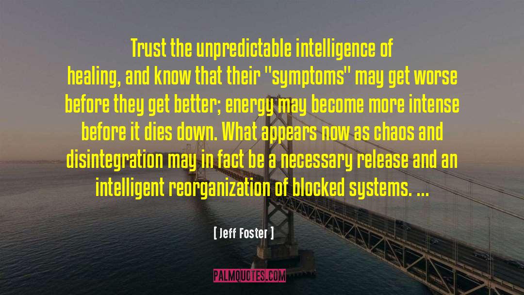 Reorganization quotes by Jeff Foster