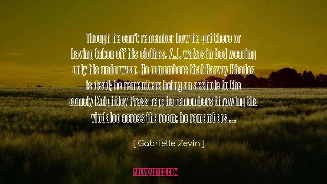 Rep quotes by Gabrielle Zevin