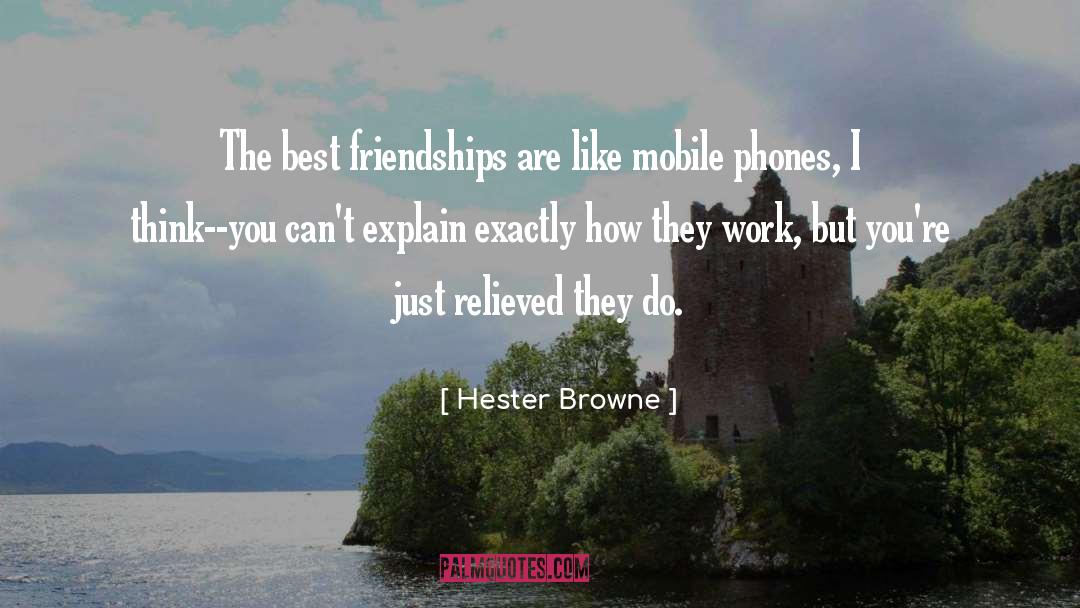 Repairing Friendships quotes by Hester Browne