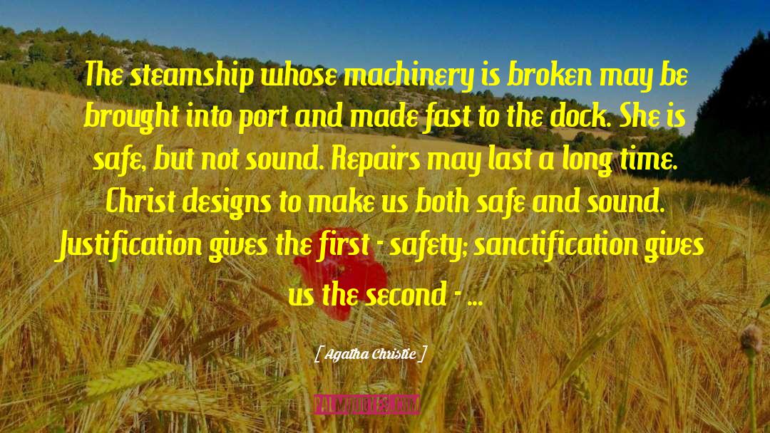 Repairs quotes by Agatha Christie