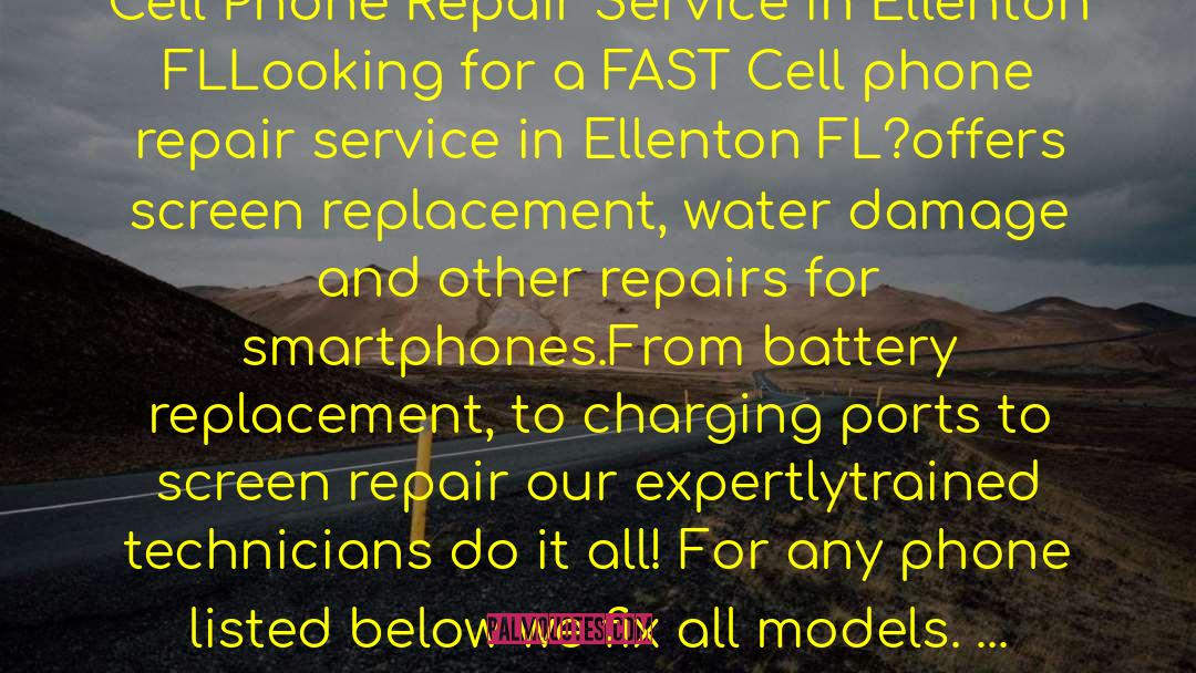 Repairs quotes by Cell Phone Repair Service In Ellenton FL