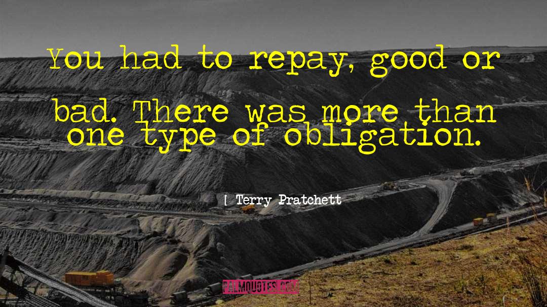 Repay quotes by Terry Pratchett