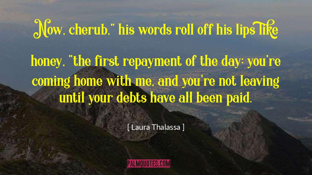 Repayment quotes by Laura Thalassa