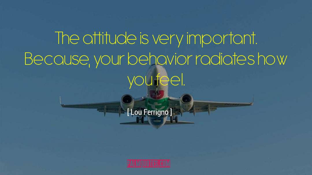 Repeat Behavior quotes by Lou Ferrigno