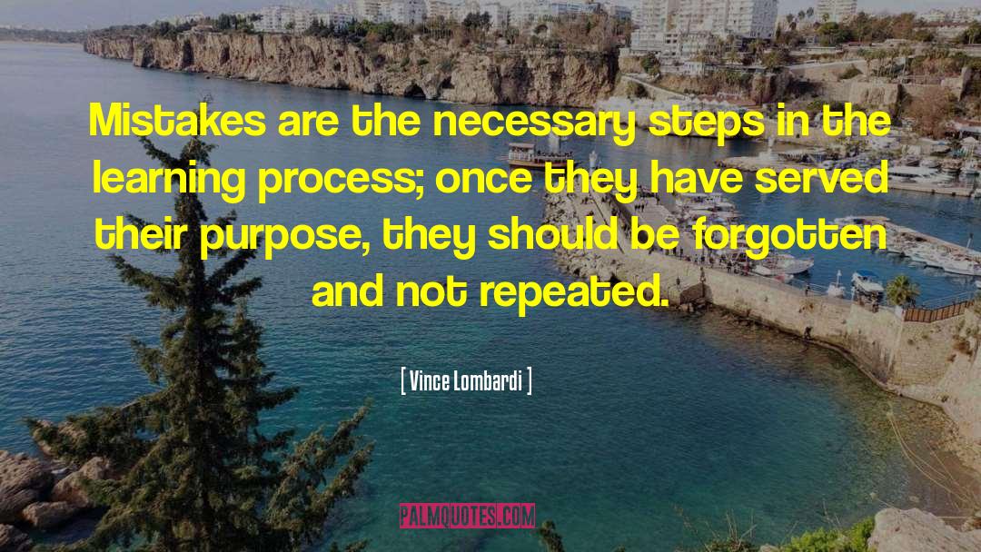 Repeated Mistake quotes by Vince Lombardi