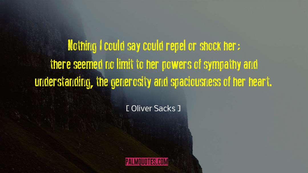 Repel quotes by Oliver Sacks