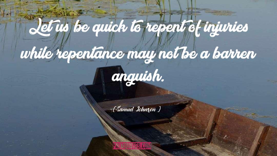 Repent quotes by Samuel Johnson