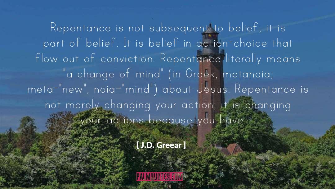 Repentance Picture quotes by J.D. Greear