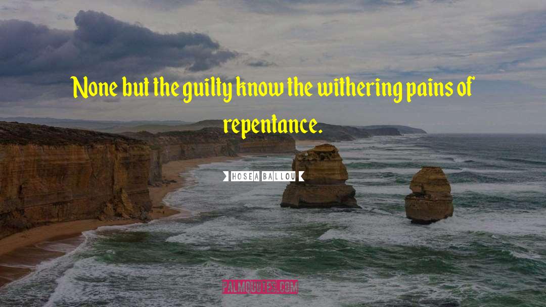 Repentance Picture quotes by Hosea Ballou