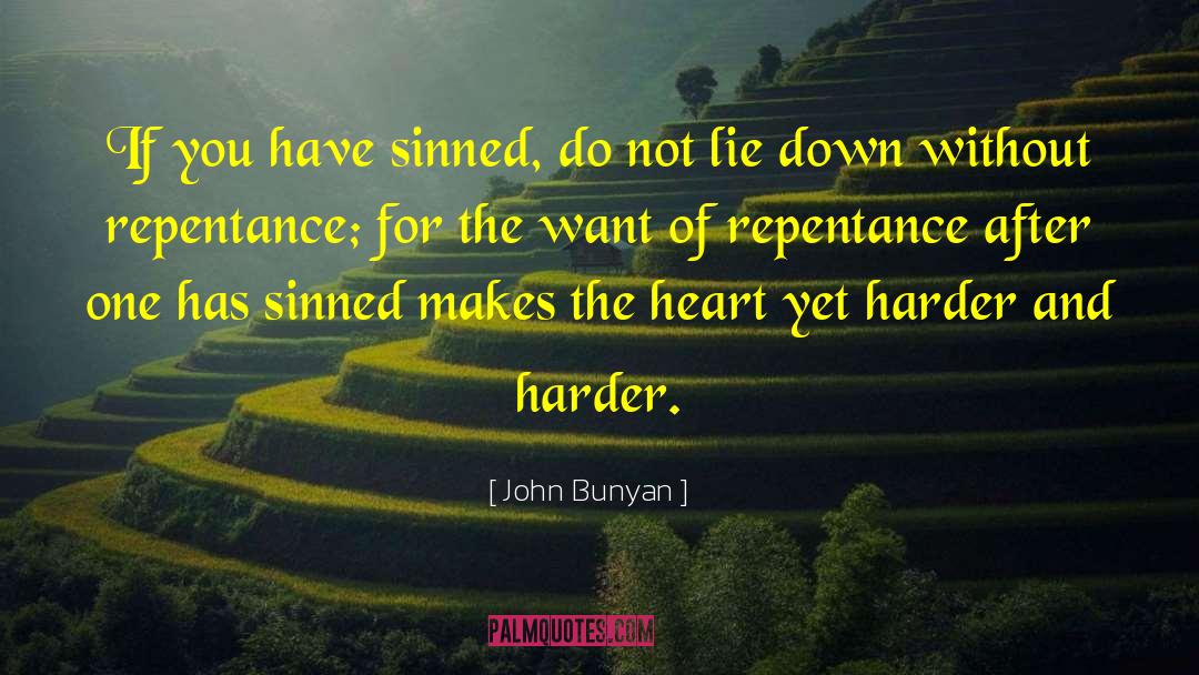 Repentance Picture quotes by John Bunyan